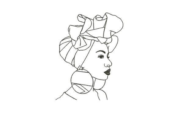 Black Woman African American Embroidery Review