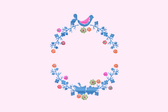 Blue Bird Flower Wreath: A Designer Review