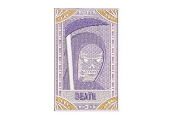 Death Tarot Card: A Bold Embroidery Design Review