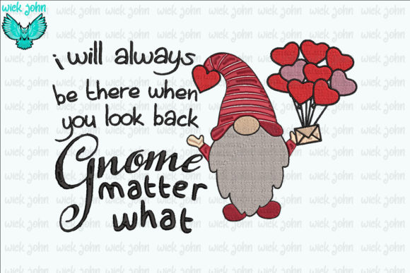 Gnome Matter What Valentine's Embroidery Review