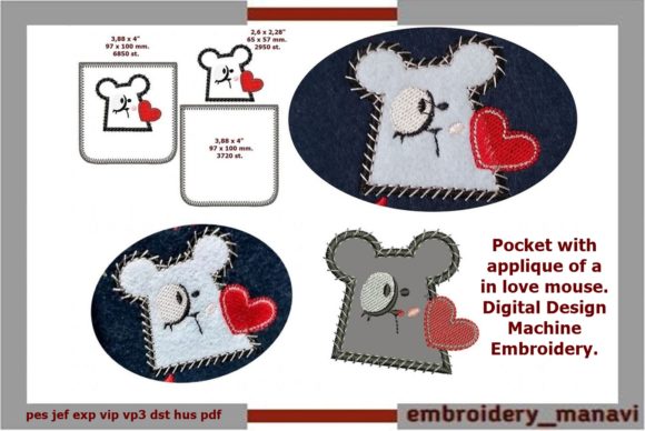 Mouse in Love: A Designer’s Review for Holiday Embroidery