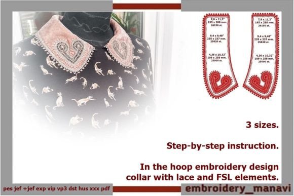 Reviewing ITH Collar Lace FSL for Boutique Sweatshirts