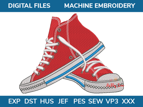 Sneakers Embroidery Design Review for Boutique Apparel