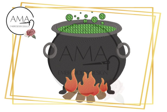 The Potions Cauldron: A Spooky Embroidery Review