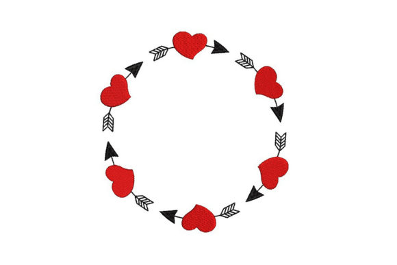 Wreath with Arrows and Hearts Design Review